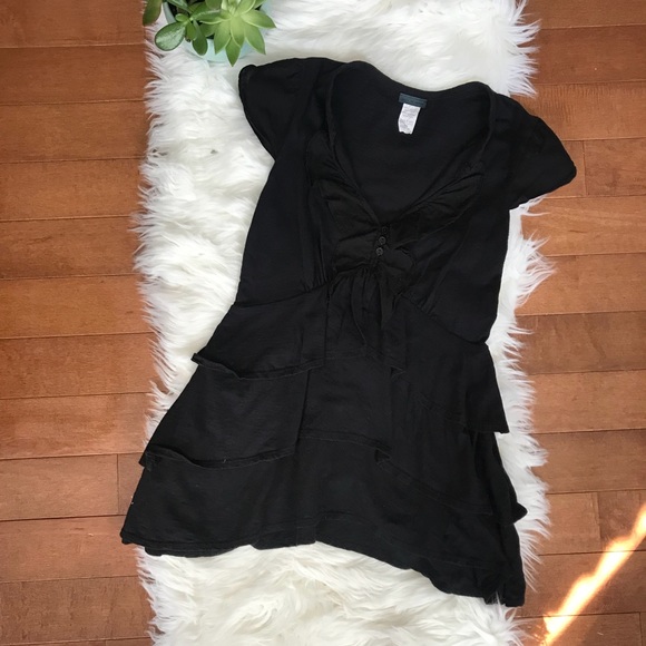 Anthropologie Tops - Anthropologie | Left of Center Black Layered Top